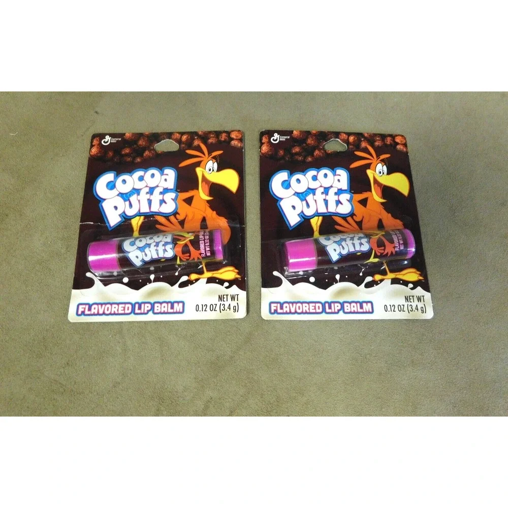 General Mills Cocoa Puffs flavored lip balm  .12 oz - x 2  NIP